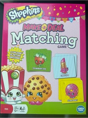 Shopkins Make-A-Deal Matching Game Wonder Forge Kids Memory Game
